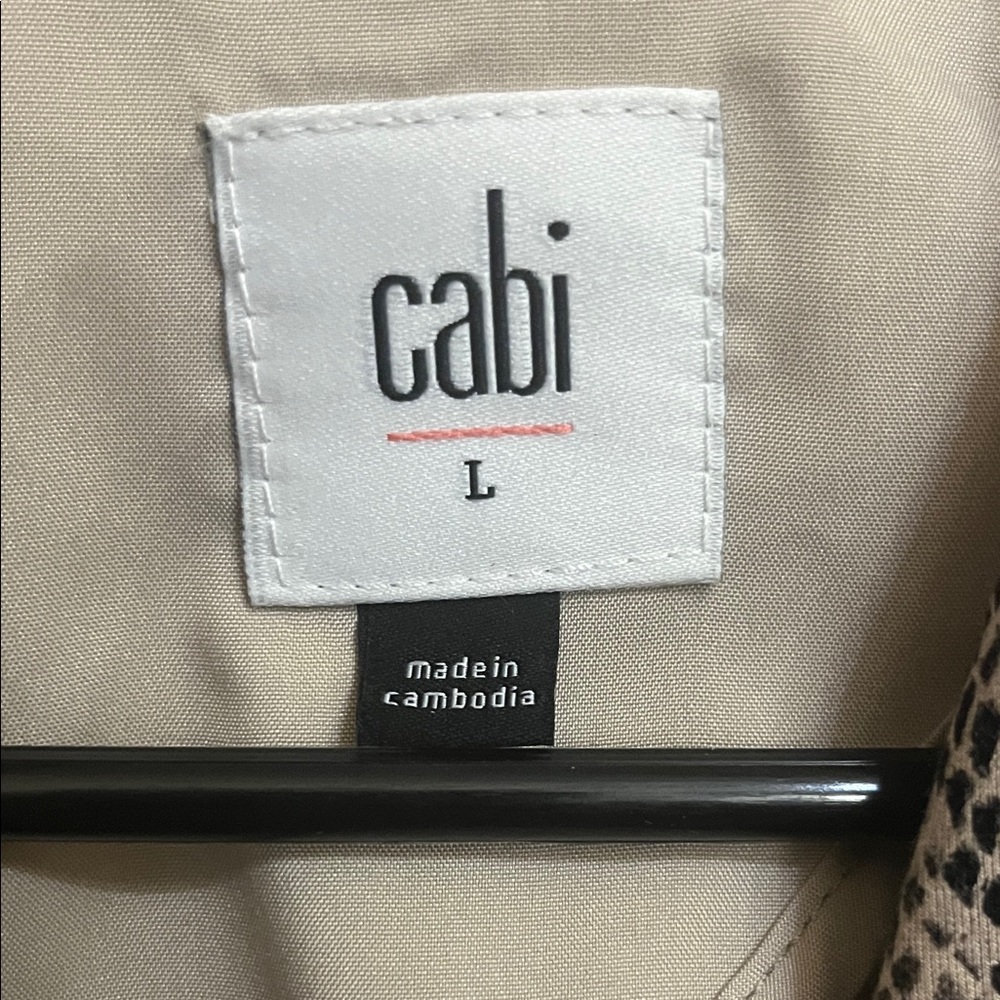 CAbi Snake-Print Button-Front Coat - Picture 2 of 12